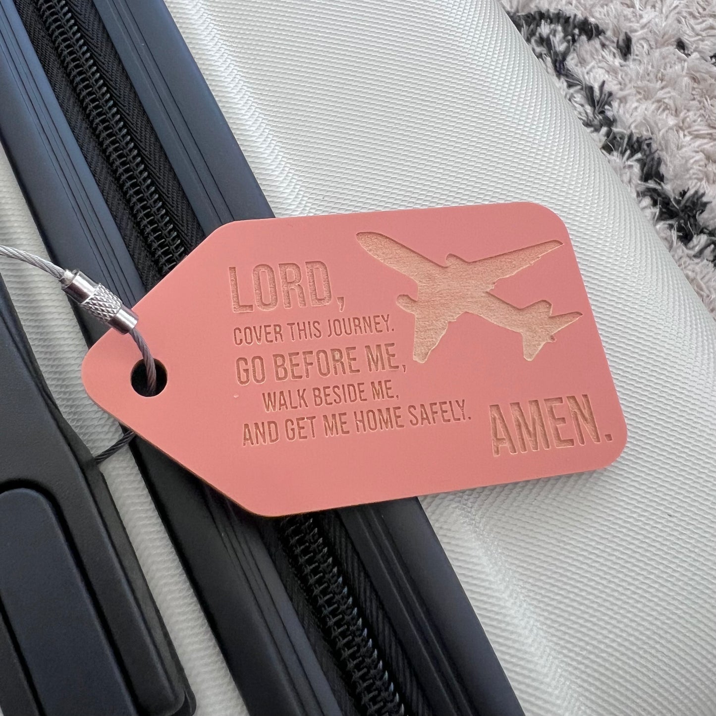 TRAVELING PRAYER LUGGAGE TAG